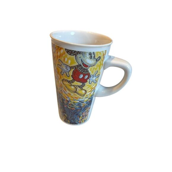 Disney Mickey Mouse Tall Ceramic Mug By Highland Takeout Cup - Picture 1 of 7